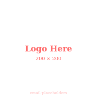 Red background with custom text